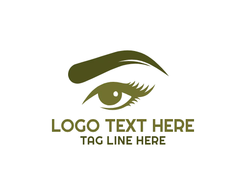 Luxury Eyebrow Curve Logo