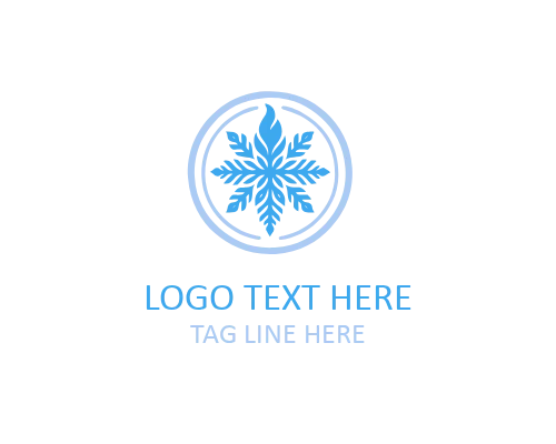 Luxury Fire and Ice Logo for Premium Brands and Elegant Identity