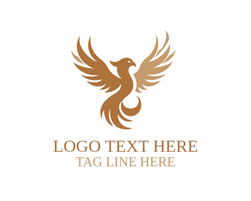 Luxury Flame Bird Logo for High-End Brands and Premium Identity