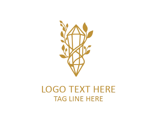 Luxury Flat Diamond Logo for High-End Branding and Elegant Identity