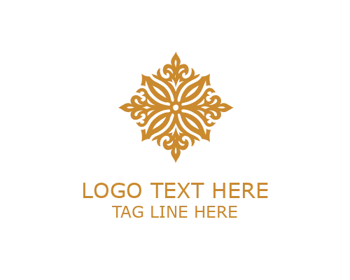  Luxury Floral Ornament Logo