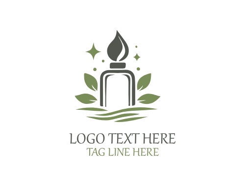 Luxury Floral Perfume Logo for Elegant Fragrance and Beauty Brands