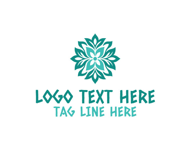 Luxury Floral Petal Art Logo