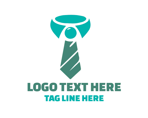 Luxury Gentleman Tie Fashion Logo