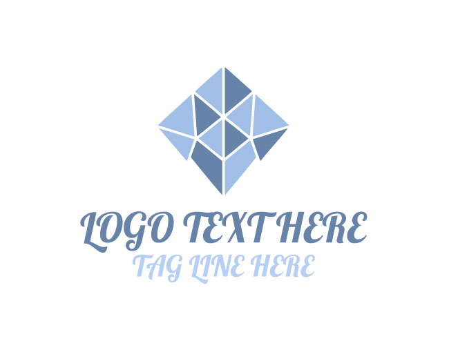 Luxury Geometric Diamond Logo