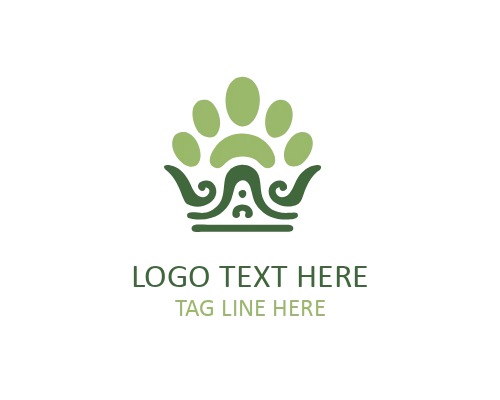  Luxury Guardian Paw Crown Logo for Protection and Prestige Branding