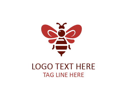 Luxury Honey Bee Brand Logo