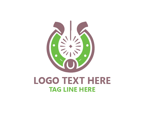 Luxury Horse Shoe Brand Logo