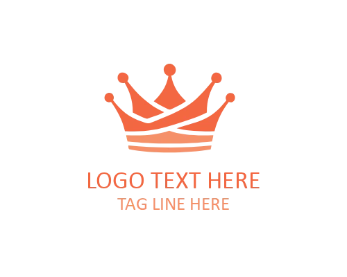 Luxury Jewel Crown Logo with Diamond-Inspired Design
