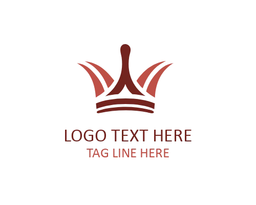 Luxury Jewel Encrusted Crown Logo for Premium and Opulent Brands