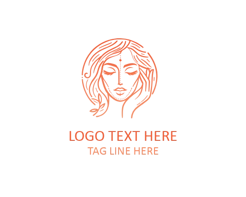 Luxury Lady Silhouette Logo