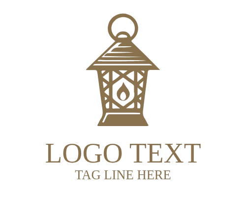 Luxury Light Lantern Logo