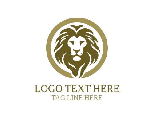 Luxury Lion Brand Mark Logo