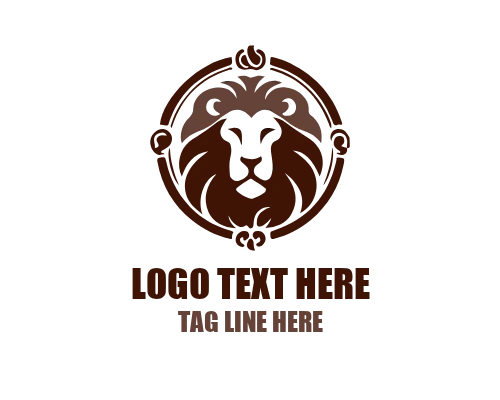 Luxury Lion Brand Mark Logo