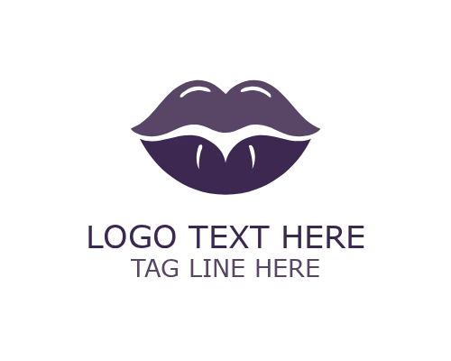 Luxury Lips Logo for Premium Beauty and Fashion Branding