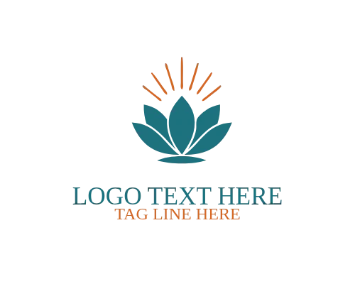 Luxury Lotus Wellness Brand Mark Logo