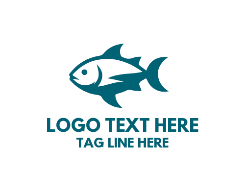 Luxury Marine Fish Brand Logo