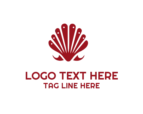 Luxury Minimal Shell Brand Logo