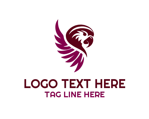 Luxury Modern Parrot Logo