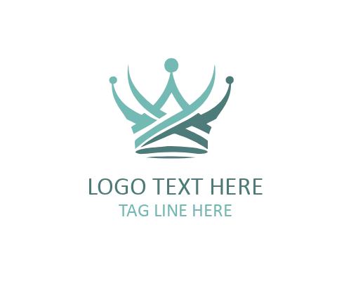 Luxury Monogram Crown Lettermark Logo for Premium Brands