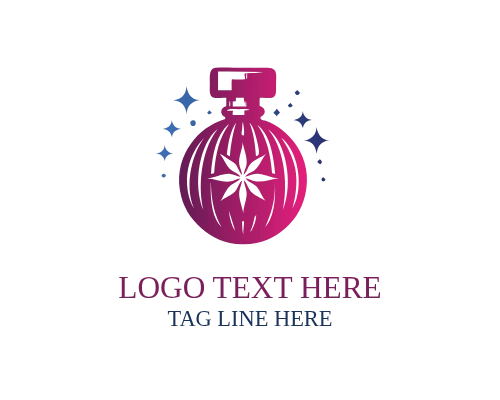  Luxury Monogram Elegant Perfume Logo for Designer Fragrances
