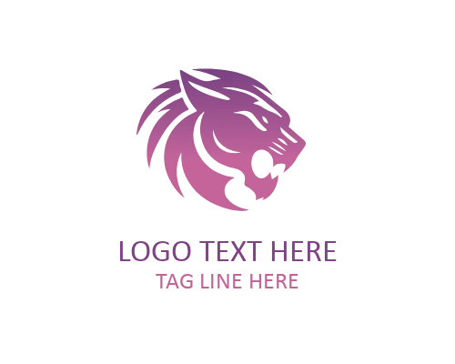 Luxury Panther Head Logo