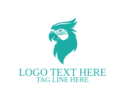 Luxury Parrot Badge Logo