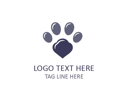 Luxury Paw Love Logo for Premium Pet Care and Lifestyle Brands