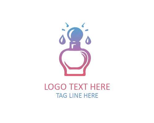 Luxury Perfume Bottle Logo
