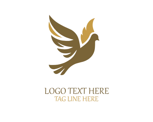 Luxury Pigeon Crest Logo for Premium and Elegant Brands