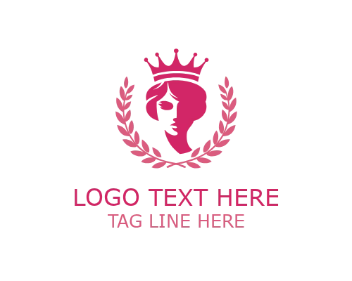 Luxury Queen Crown Logo for Premium Brand Identity