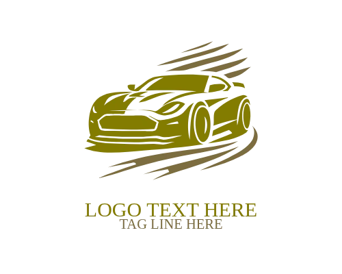 Luxury Racing Sports Fast Car Logo