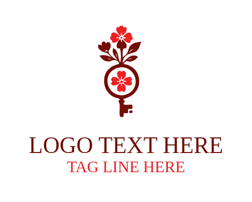 Luxury Real Estate Key Logo