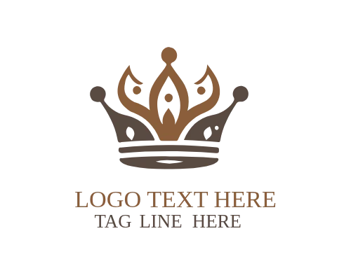 Luxury Royal Crown Brand Identity Logo