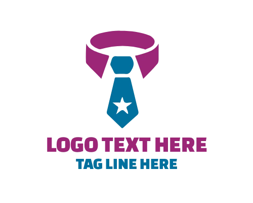 Luxury Silk Tie Premium Logo