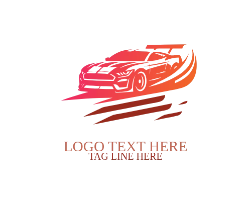 Luxury Sports Fast Car Logo