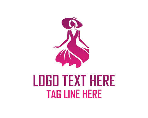 Luxury Style Fashion Lady Logo Design