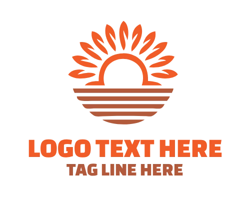Luxury Sunflower Logo