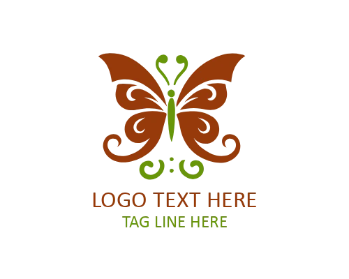 Luxury Symbolic Butterfly Logo
