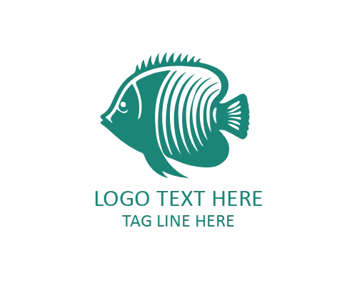  Luxury Tropical Fish Flat Logo for Premium Brands