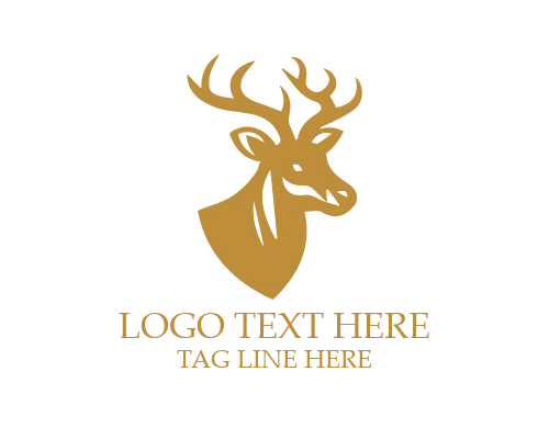 Luxury Wild Deer Logo