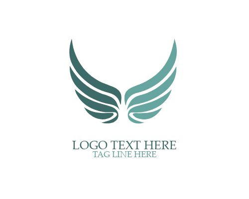  Luxury Wings Emblem Logo