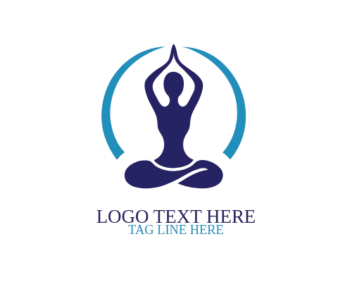Luxury Yoga Wellness Logo