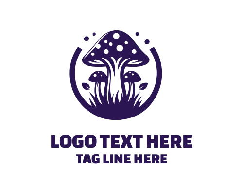 Magic Mushroom Logo for Fantasy and Creative Branding