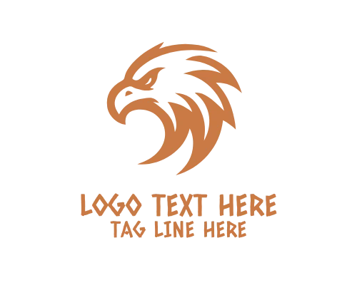 Majestic Eagle Outline Logo