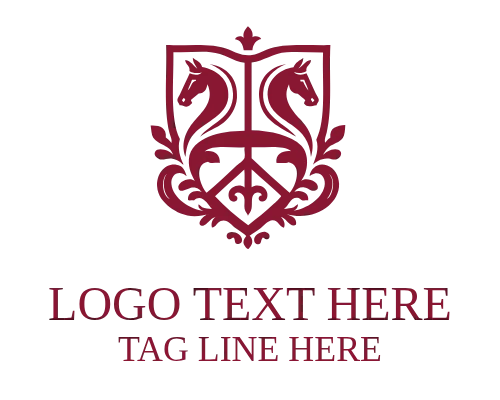  Majestic Horse Crest Logo
