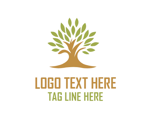 Majestic Oak Tree Logo