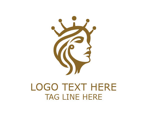 Majesty Queen Crown Logo for Royal and Elegant Branding