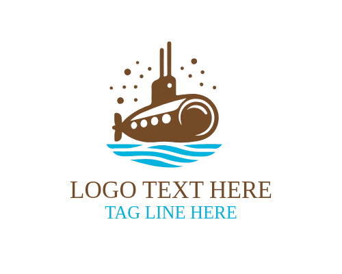 Marine Explorer Submarine Logo