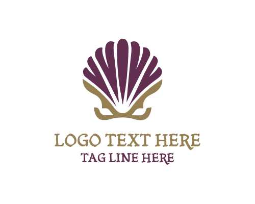 Marine Wellness Shell Logo Design